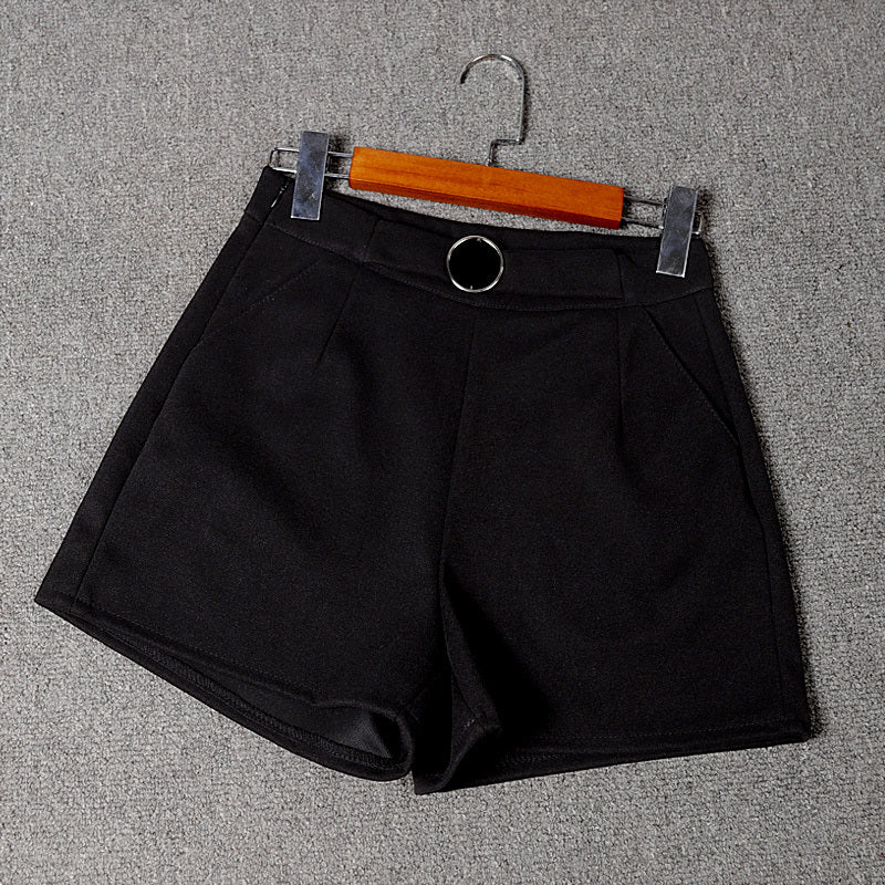 Gabrielle – Hoge Taille Korte Broek voor Zomer