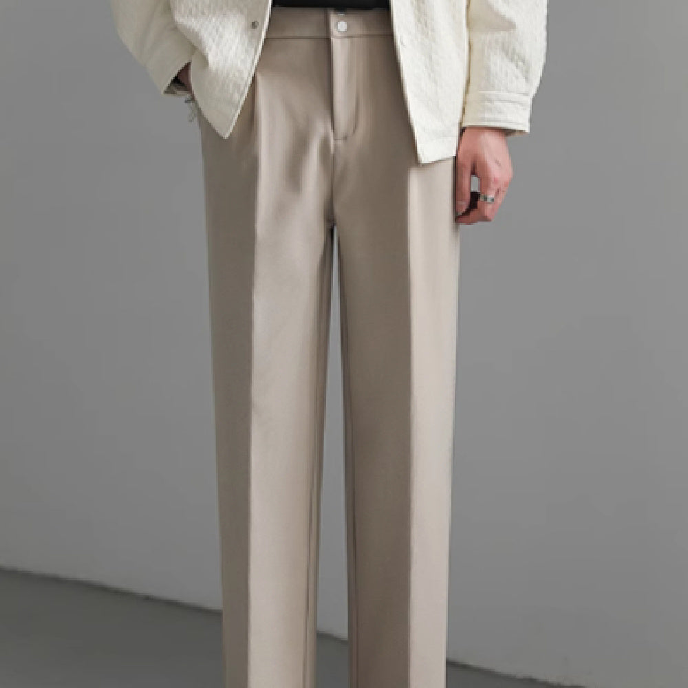 Darren – Losse Rechte Broek Koreaanse Stijl