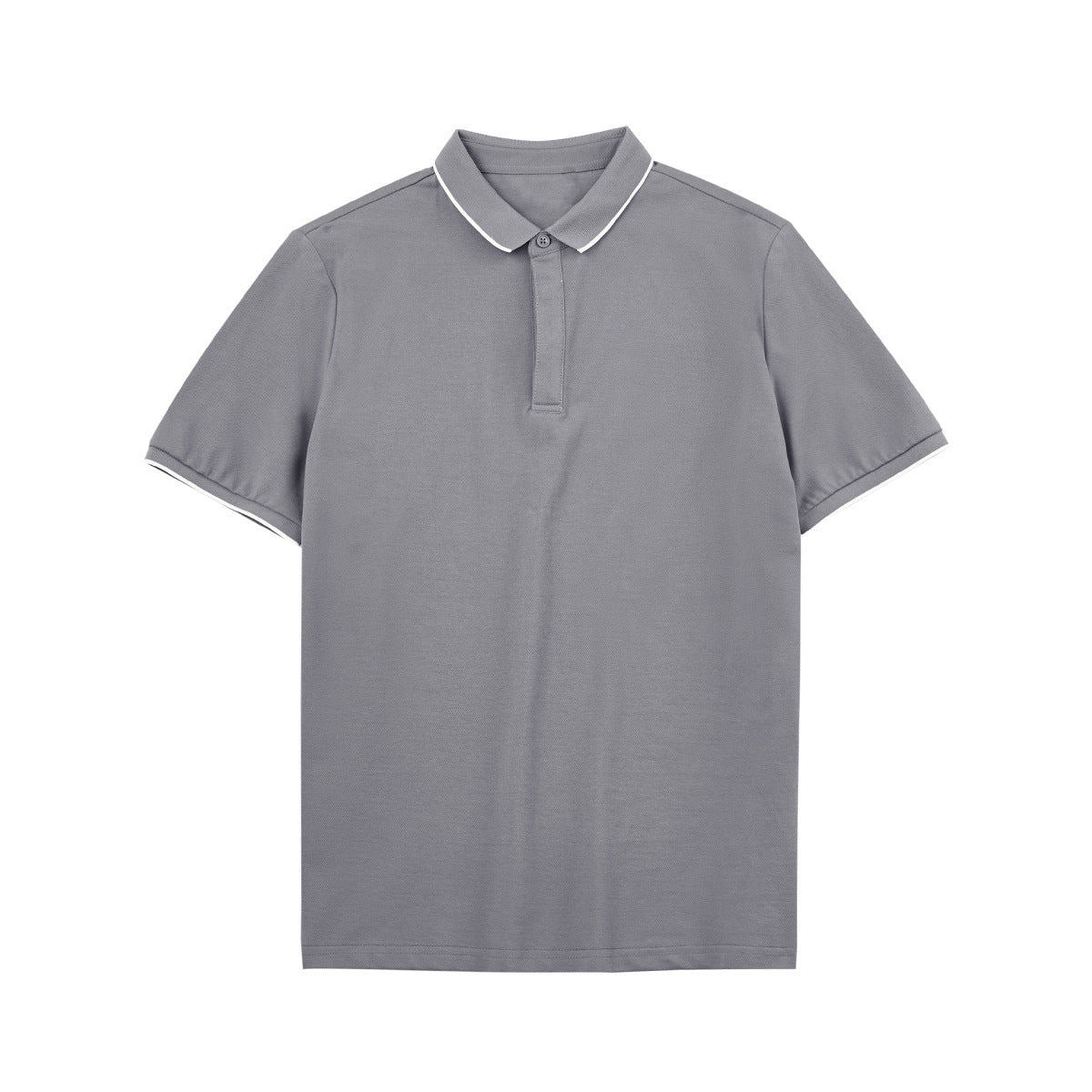 Kenneth – Gestreepte Polo met Contrasterende Kleur Kraag