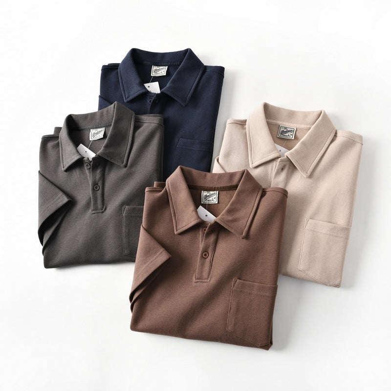 Simon – Losse Casual Polo van Katoen voor Mannen