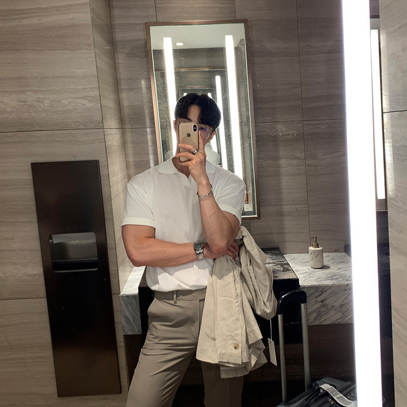 Philip – Slim Fit Poloshirt met Korte Mouwen