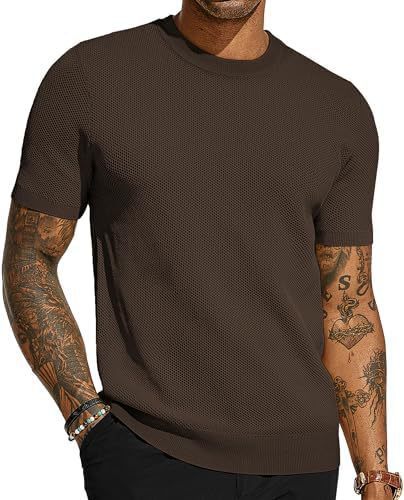 Geoffrey – Korte Mouwen Gebreide T-shirt
