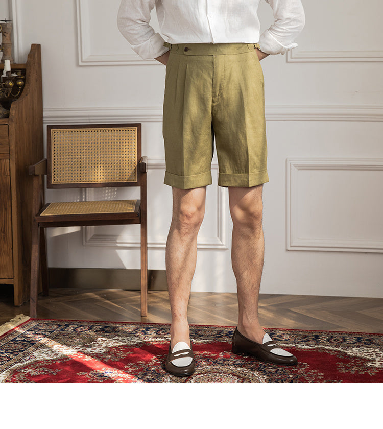 Grant – Ademend Linnen Korte Broek