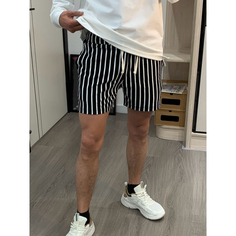 Gareth – Losse Sportieve Korte Broek met Strepen
