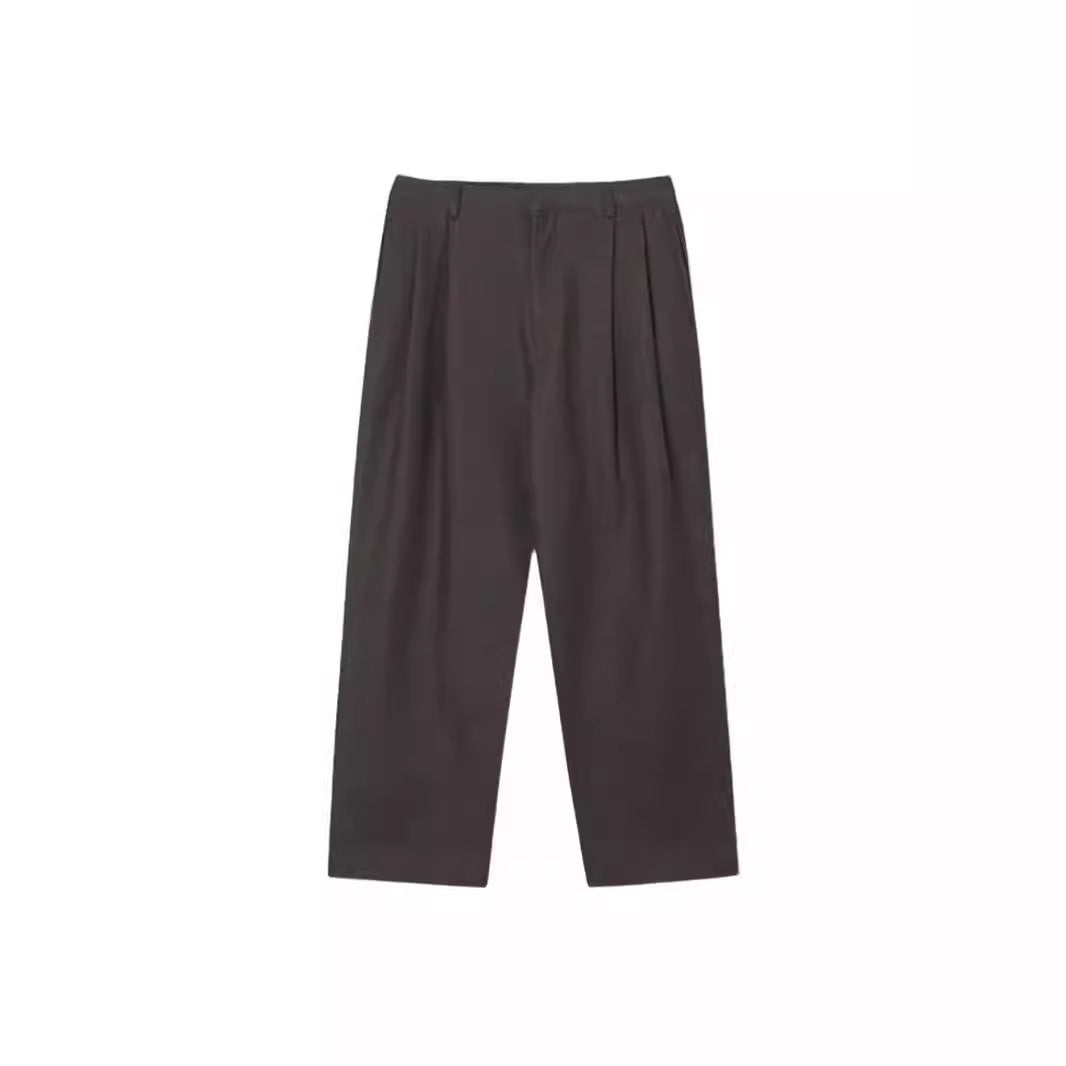 Laurence – Brede Casual Broek met Wijde Pijpen