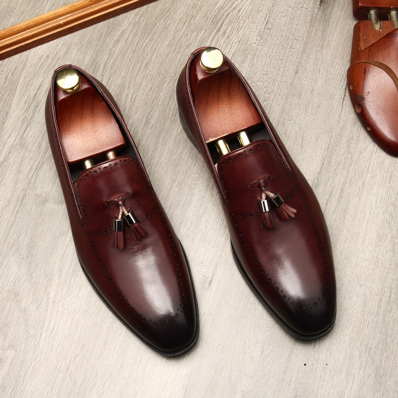 Ernest – Atmosferische Vegan Leren Huwelijksschoenen