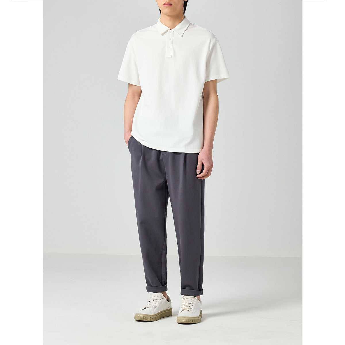 Bruce – Basis Poloshirt van Parel Katoen