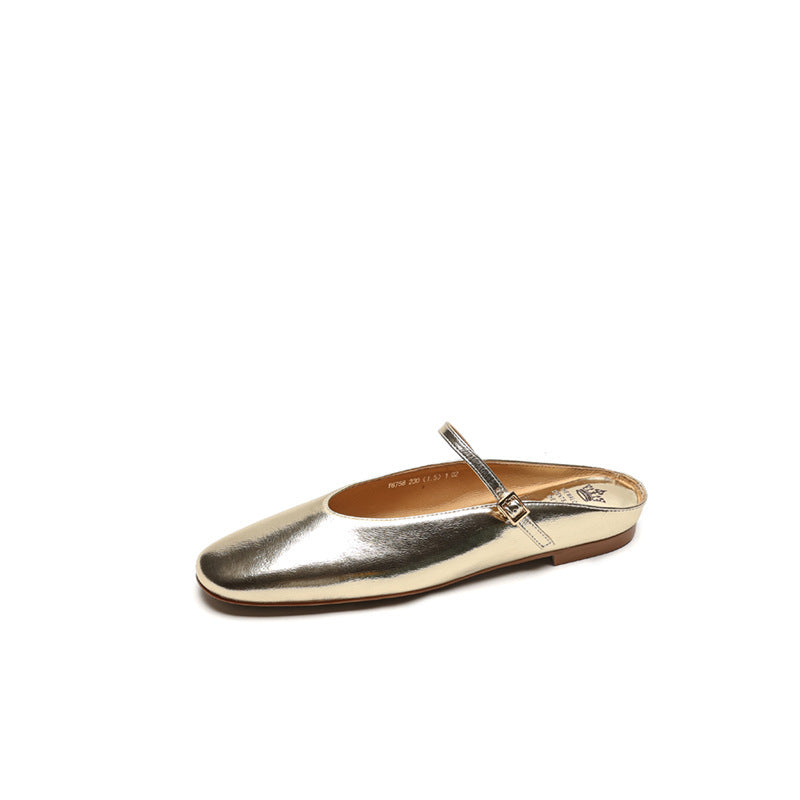 Alice – Lage Hiel Dichte Neus Half-support Slippers