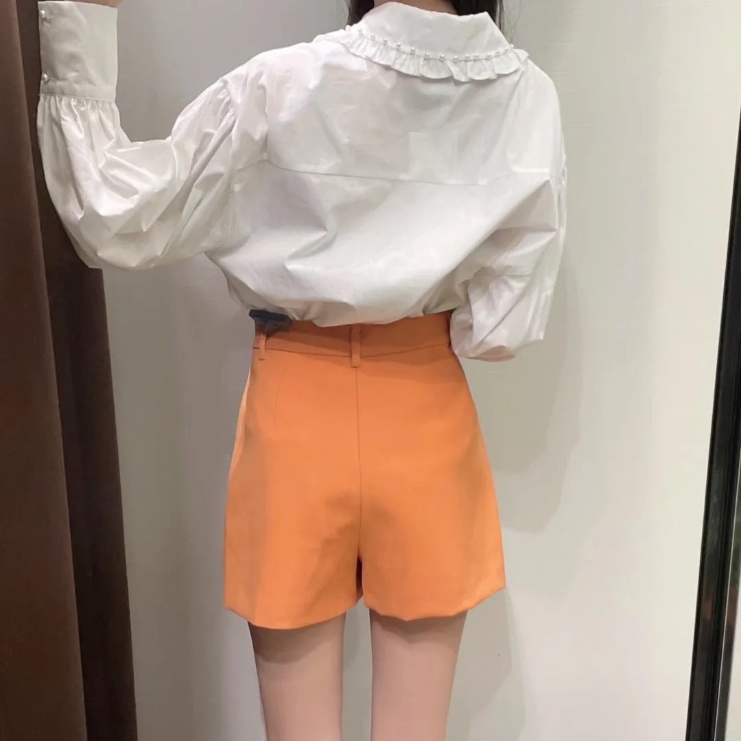 Esme – Geknoopte Cropped Blazer en Culotte Set