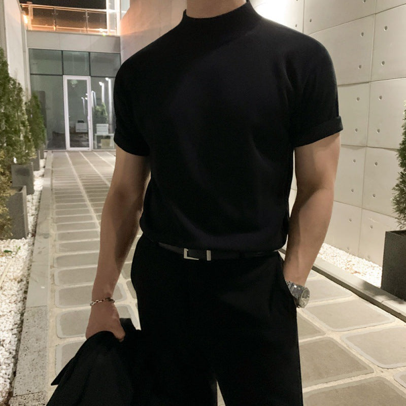 Marc – Halve Coltrui Gebreid T-shirt