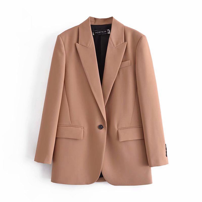 Melanie – Losse Casual Blazer met Zakken