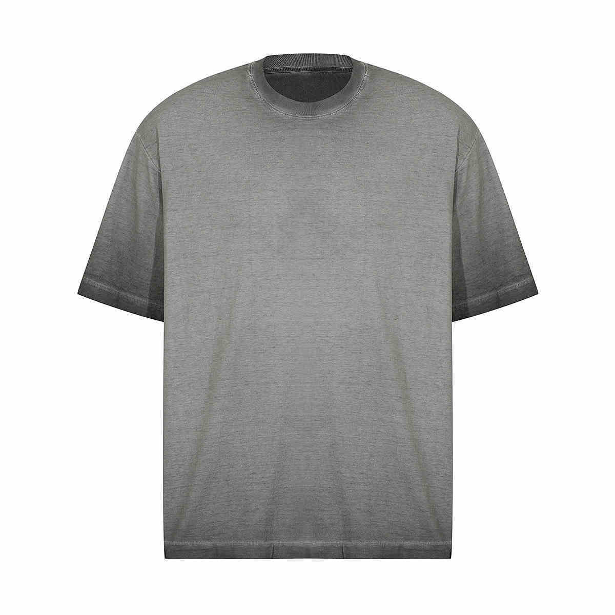 Juliet – Zwaar Gewassen Oversized Katoenen T-shirt met Korte Mouwen