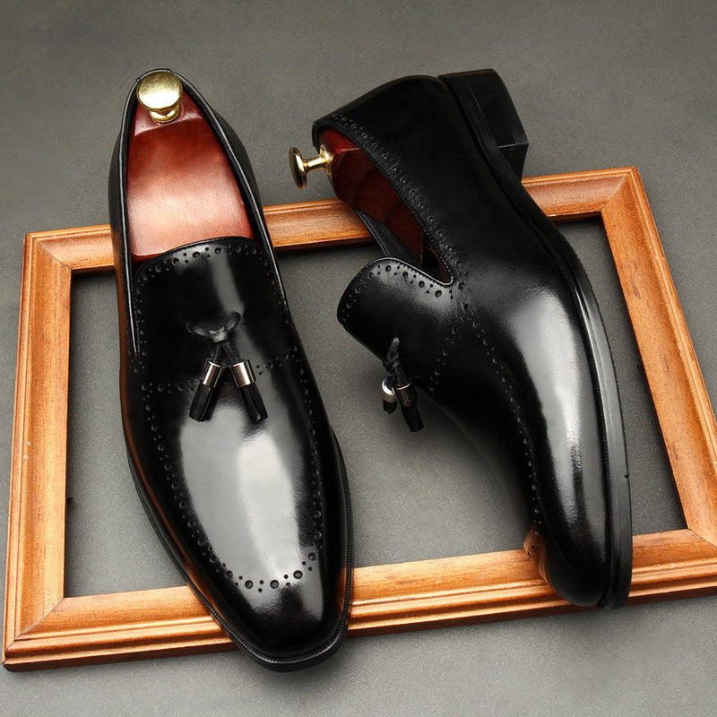 Ernest – Atmosferische Vegan Leren Huwelijksschoenen