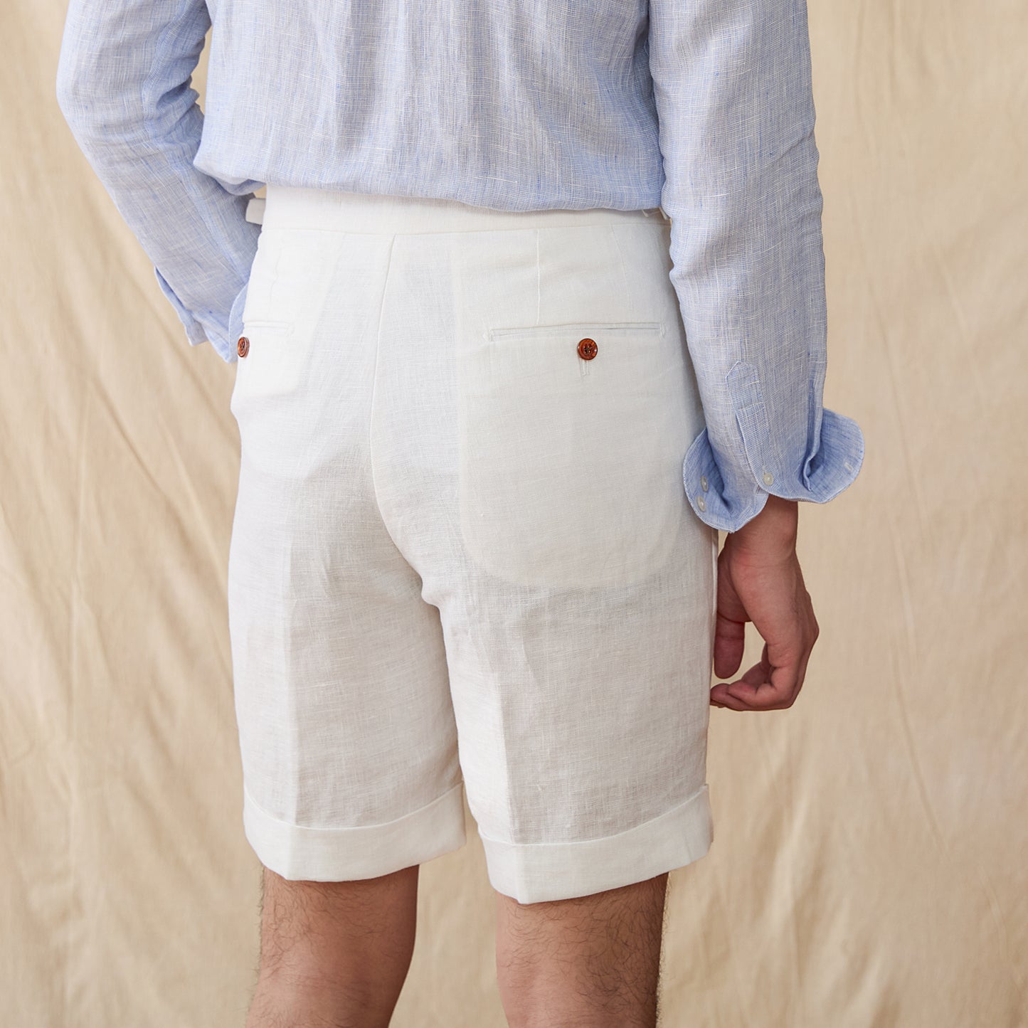 Grant – Ademend Linnen Korte Broek