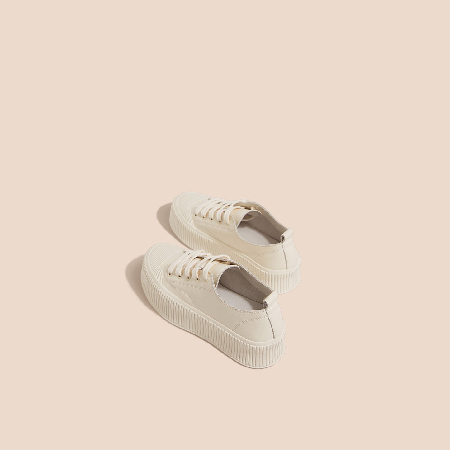Victor – Casual Witte Vegan Leren Sneakers