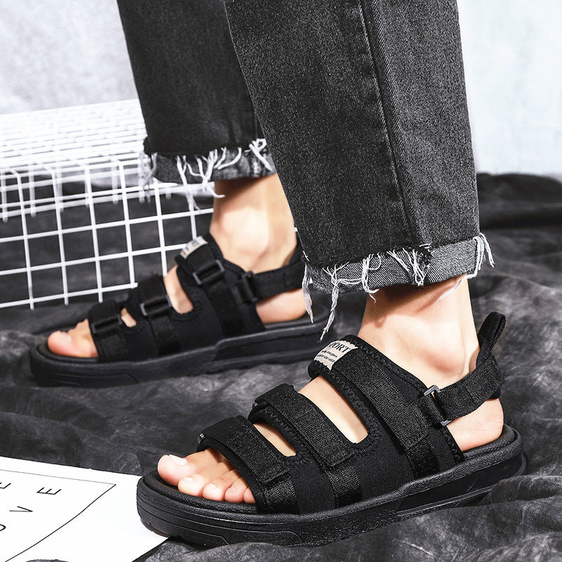 Gabriel – Sportieve Vegan Sandalen en Slippers met Klittenband