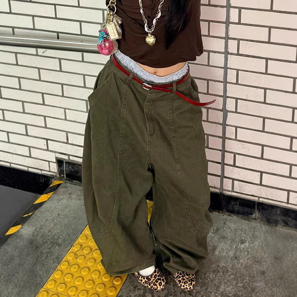 Sophie – Retro Gewassen Korridorvormige Machete Jeans