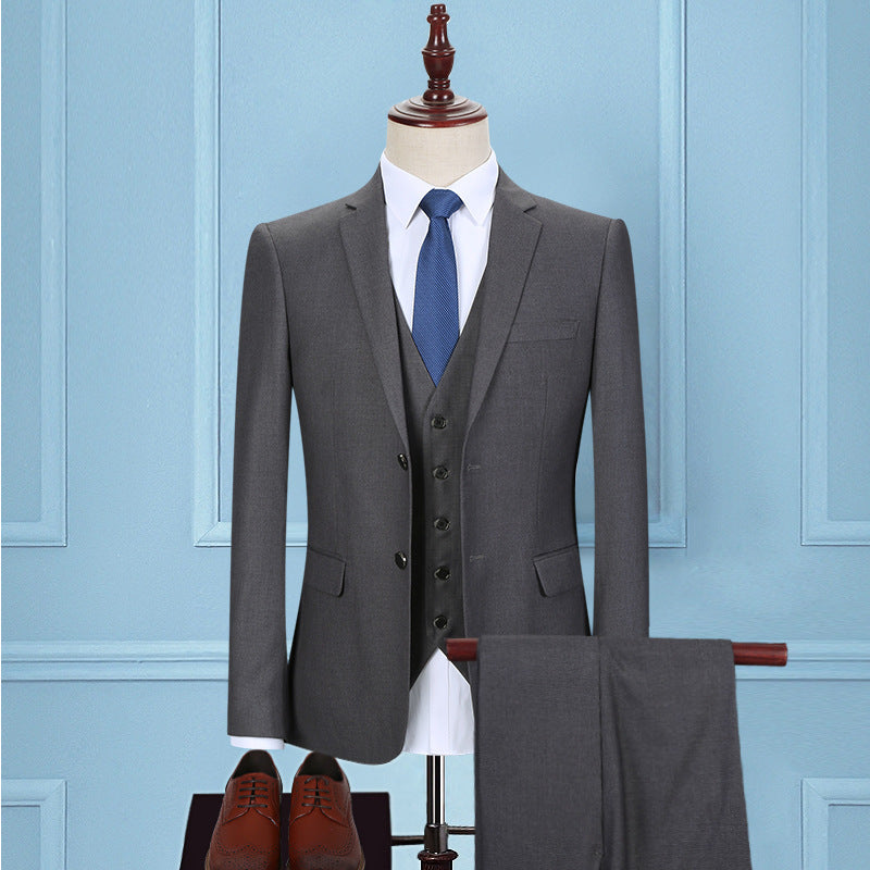 Brendan – Drie-delig Koreaans Slim Fit Pak voor Heren