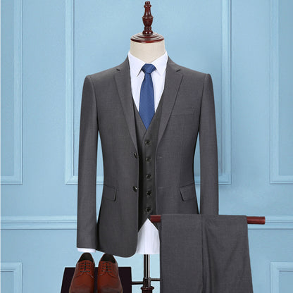 Brendan – Drie-delig Koreaans Slim Fit Pak voor Heren