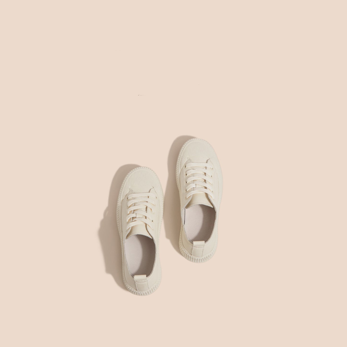 Victor – Casual Witte Vegan Leren Sneakers