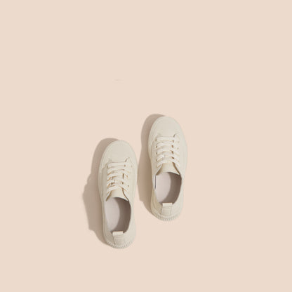 Victor – Casual Witte Vegan Leren Sneakers