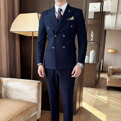 Harvey – Slank Herenpak met Strepen