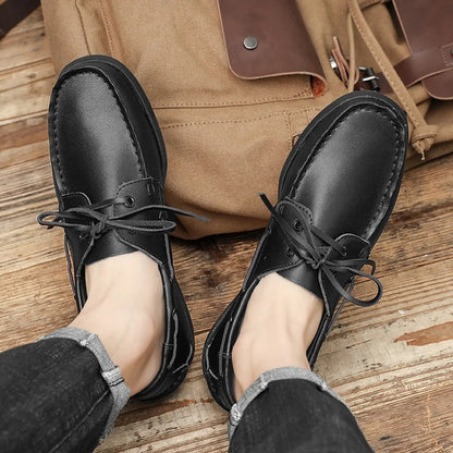 Jack – Koreaanse Stijl Modieuze Rijschoenen van Vegan Leer