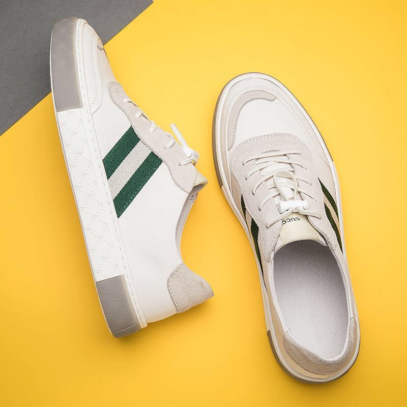 Anthony – Witte Vegan Leren Herenschoenen