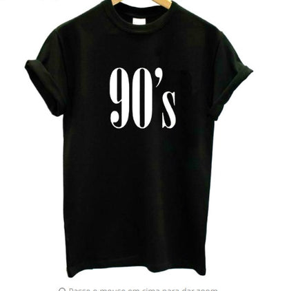 Nick – 90's T-shirts met korte mouw, alfanumerieke straatstijl