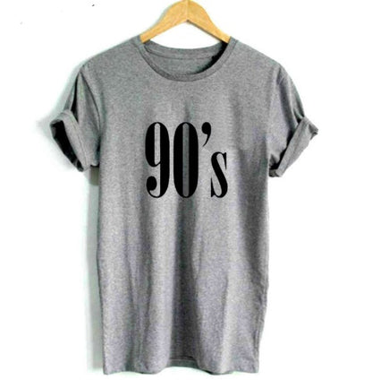Nick – 90's T-shirts met korte mouw, alfanumerieke straatstijl