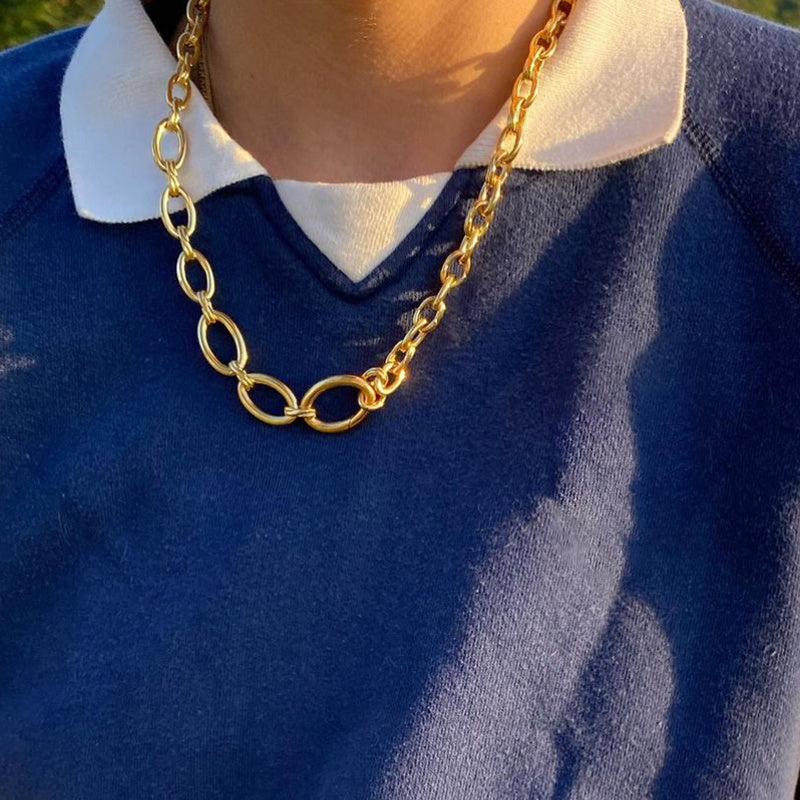 Rachel – Retro Marineblauw Polo Nek T-shirt met Korte Mouwen