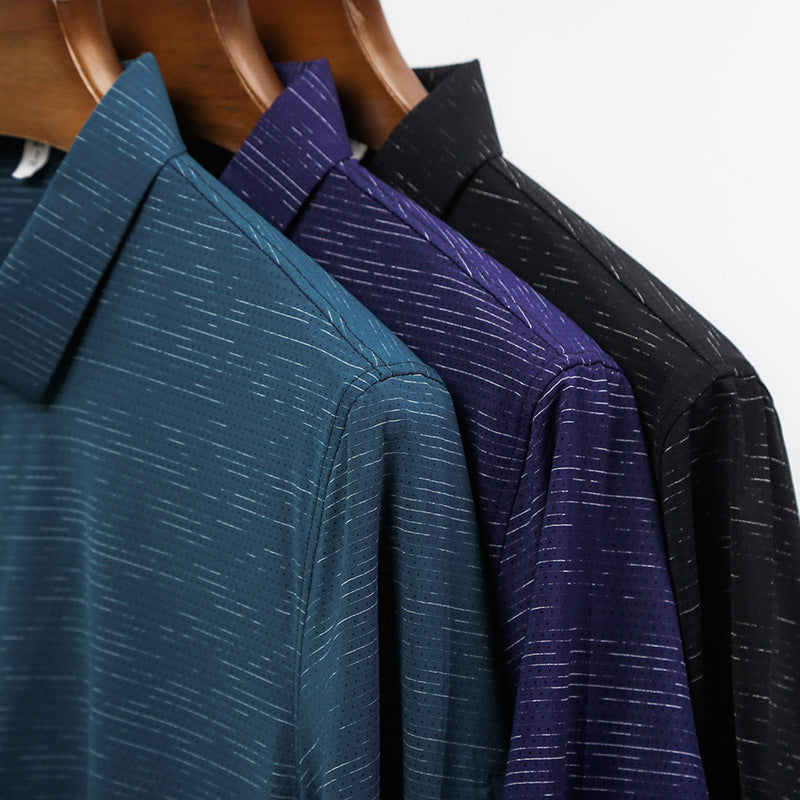 Neville – Lichtgewicht Business Polo met Korte Mouwen