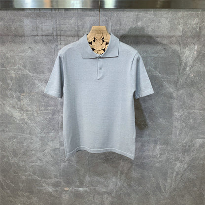 Joe – Gebreid Korte Mouw Polo voor Mannen