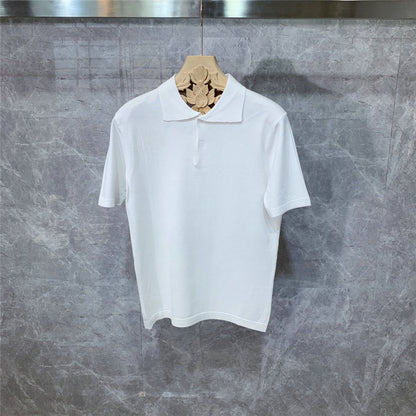 Joe – Gebreid Korte Mouw Polo voor Mannen