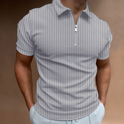 Roy – Poloshirt met Ritsstrepen
