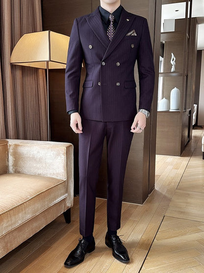 Harvey – Slank Herenpak met Strepen