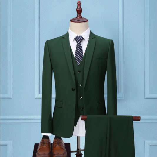 Brendan – Drie-delig Koreaans Slim Fit Pak voor Heren