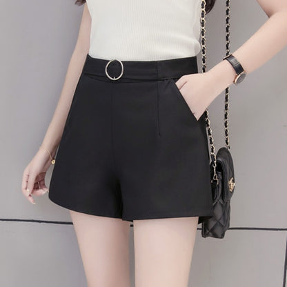Gabrielle – Hoge Taille Korte Broek voor Zomer