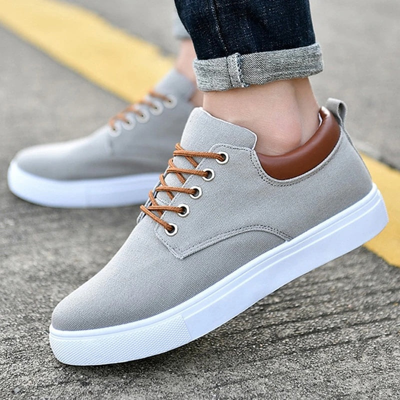 Eddie – Ademend Casual Canvas Sportschoenen voor Mannen
