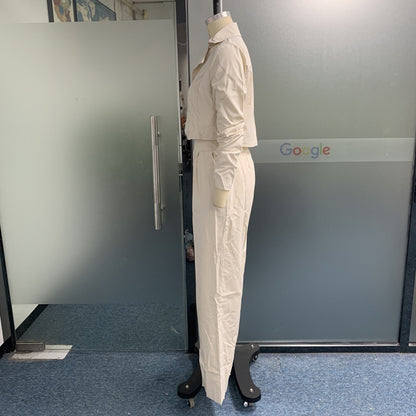 Mandy – Losse Broek en Top Tweedelige Set voor de Herfst