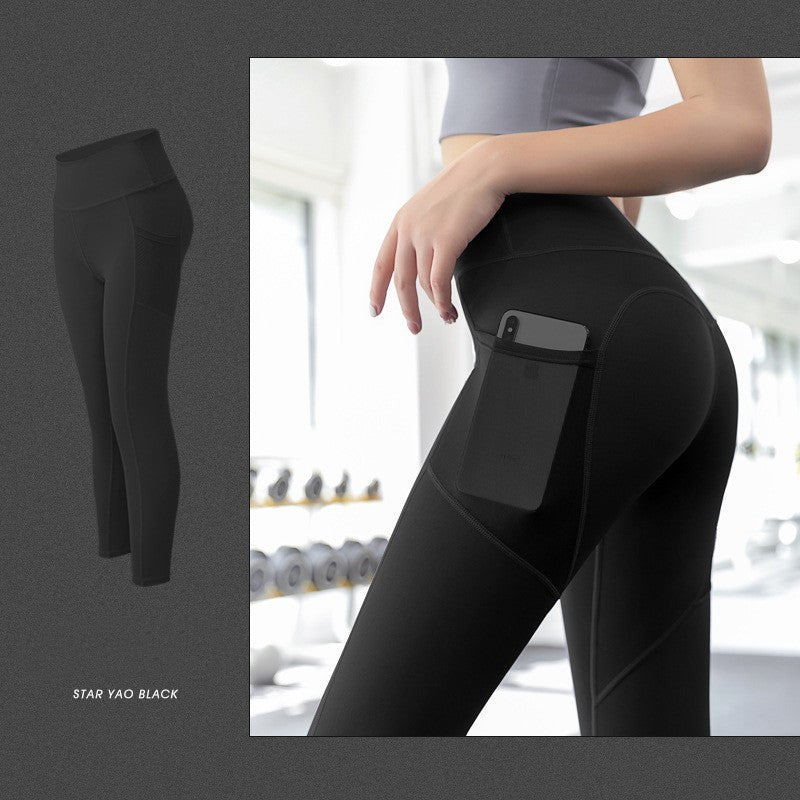 Sandra – Hoge Taille Strakke Elastische Heupbroeken