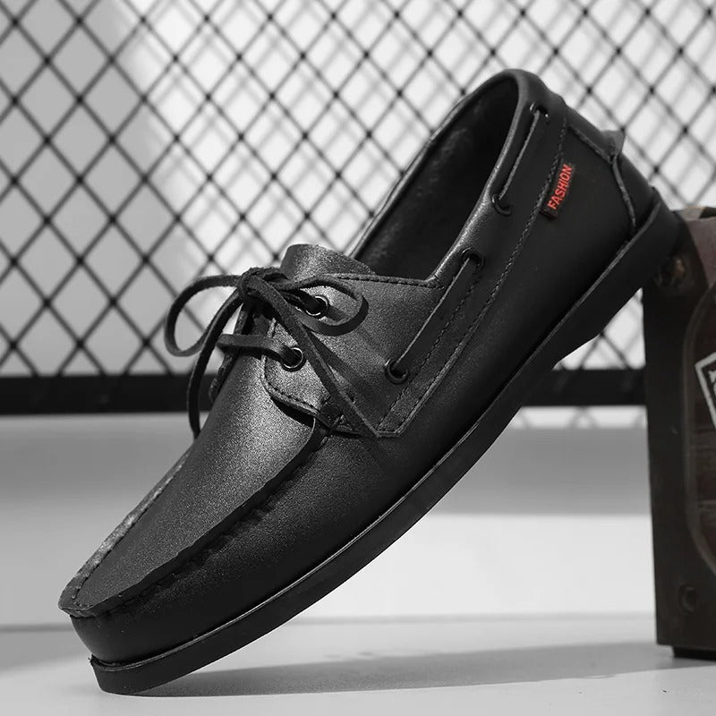 Jack – Koreaanse Stijl Modieuze Rijschoenen van Vegan Leer