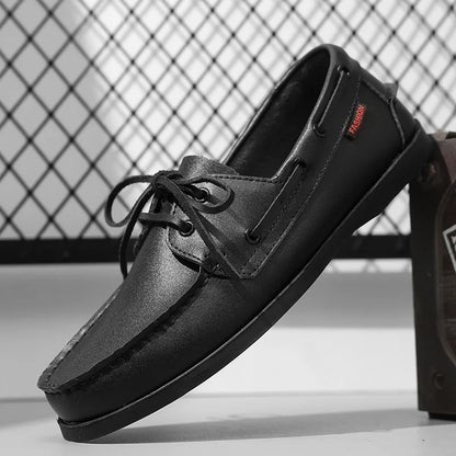 Jack – Koreaanse Stijl Modieuze Rijschoenen van Vegan Leer