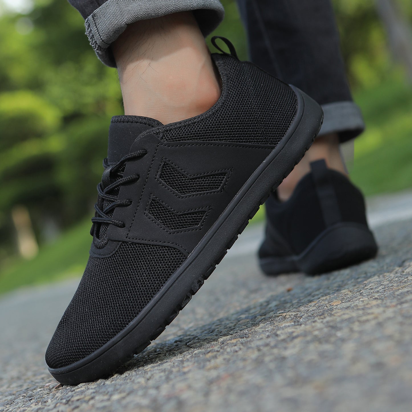 Jeremy – Brede Wandelschoenen met Ademend Vliegweefsel