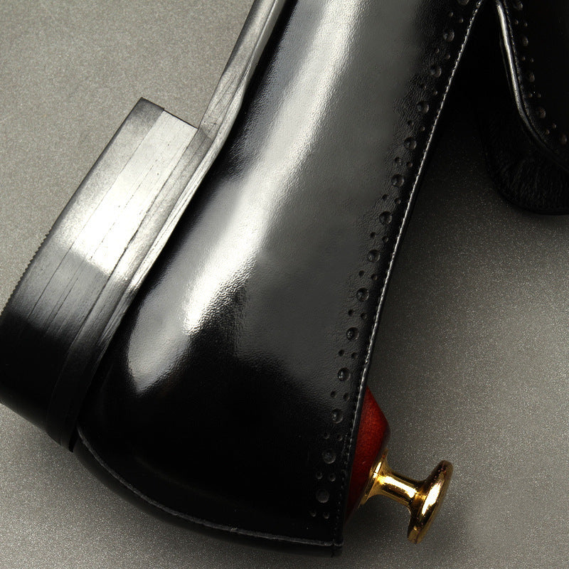 Ernest – Atmosferische Vegan Leren Huwelijksschoenen