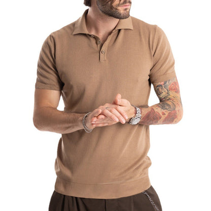 Sean – Korte Mouw Polo met Kraag voor Heren