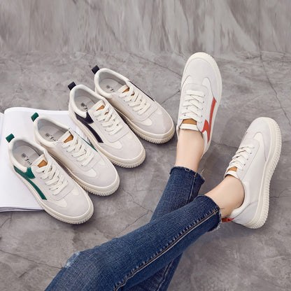 Helen – Kleurrijke Vegan Leren Sneakers met Dikke Zool
