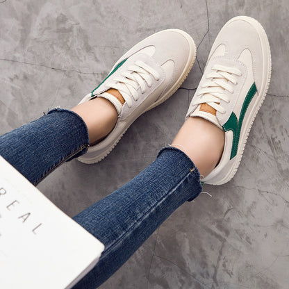 Helen – Kleurrijke Vegan Leren Sneakers met Dikke Zool