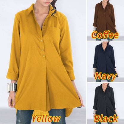 Women's Tunic Casual Long Sleeve Oversized Top