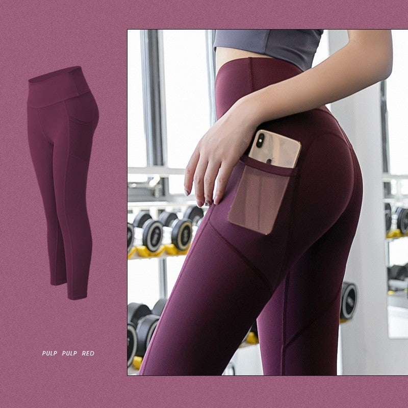 Sandra – Hoge Taille Strakke Elastische Heupbroeken